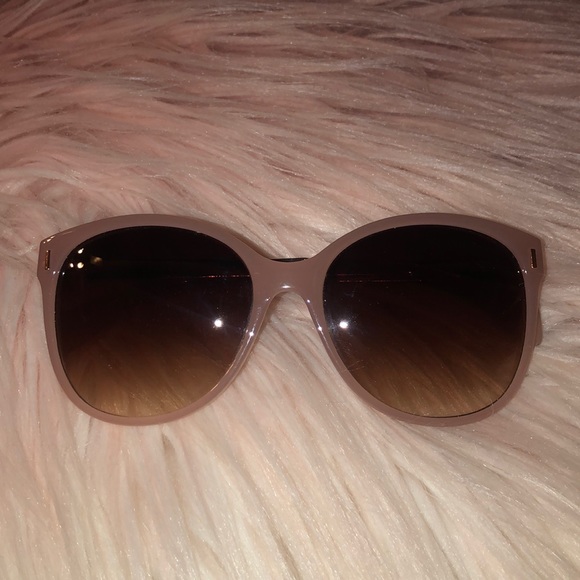 Dusty Rose Clear colored Sunglasses - Picture 1 of 3